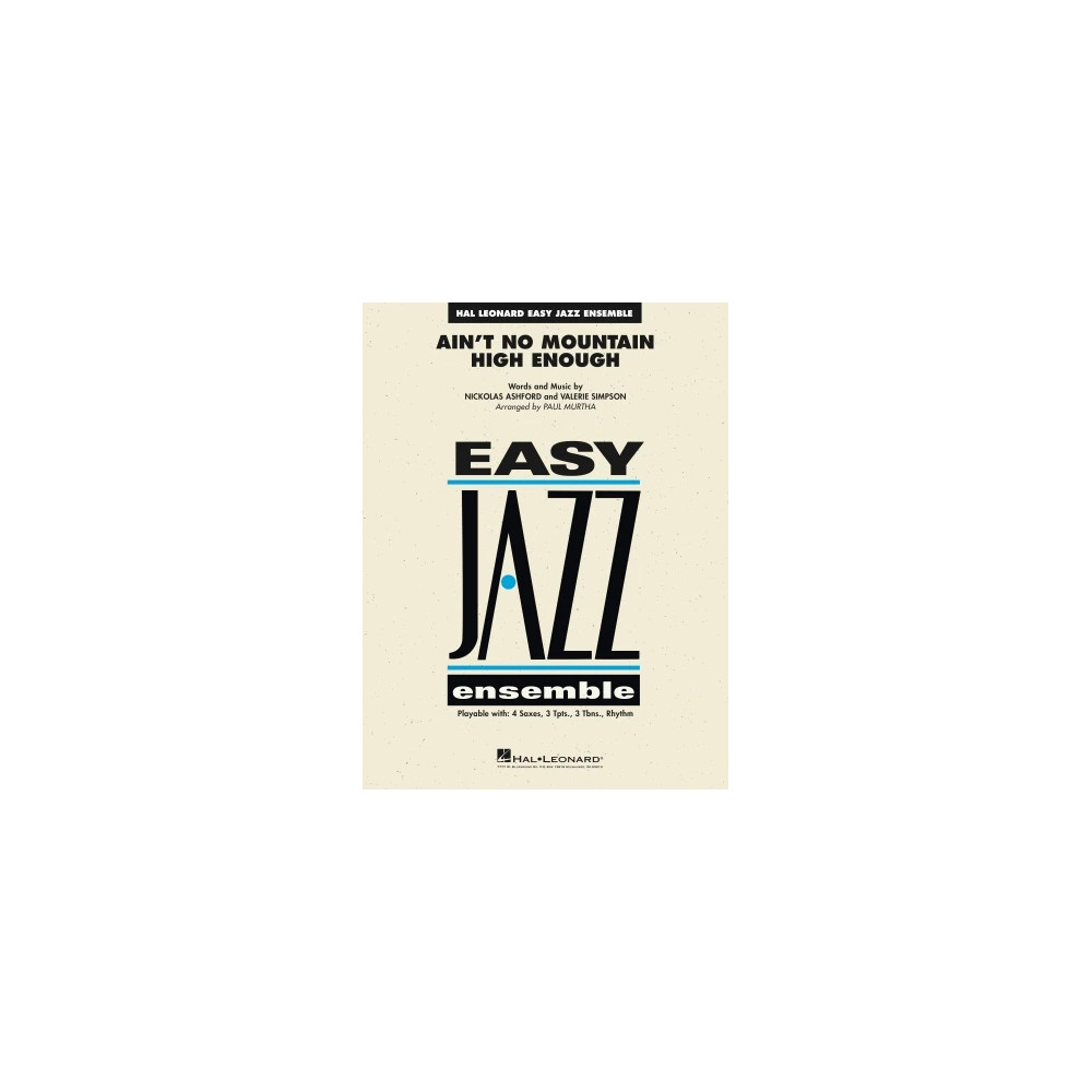 Ain't No Mountain High Enough (arr. Paul Murtha) - Alto Sax 1