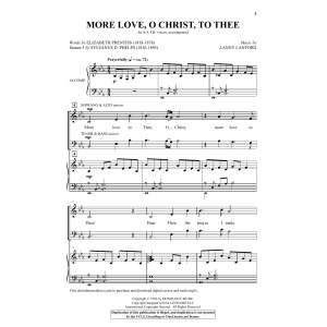 More Love, O Christ, To Thee