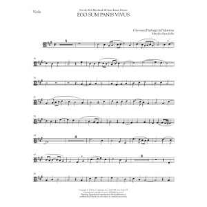 Ego sum panis vivus (ed. Ryan Kelly) - 2nd Viola