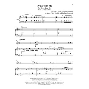 Drink With Me (To Days Gone By) (from Les Miserables)