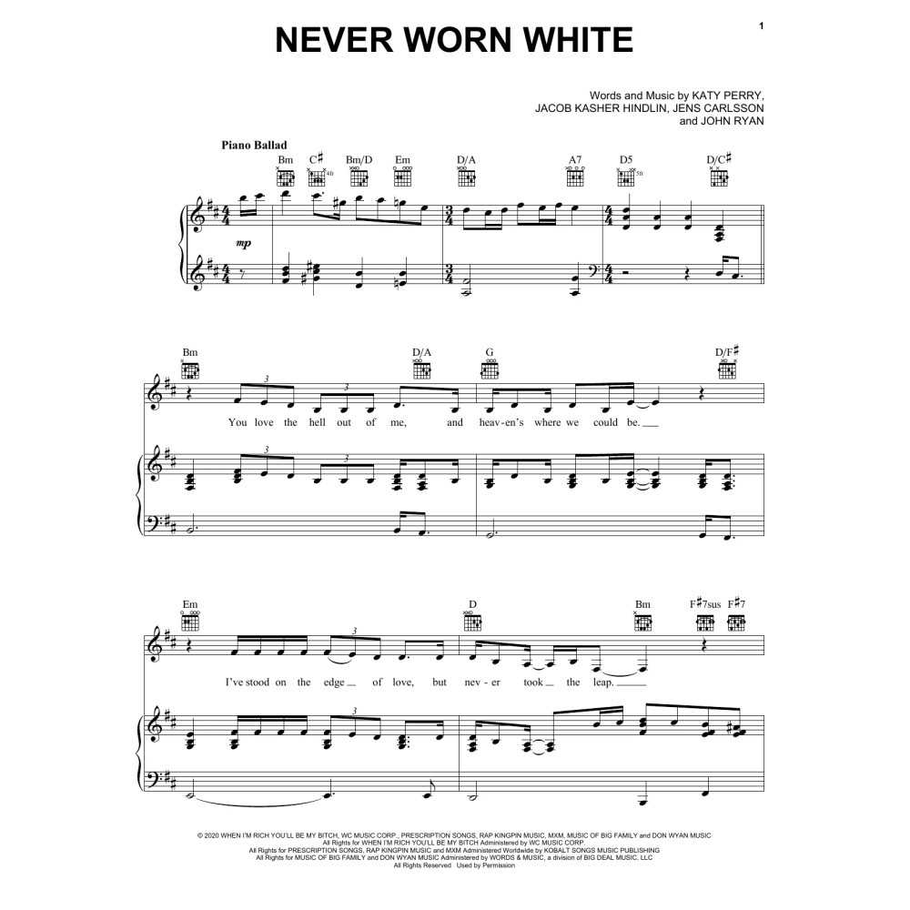 Never Worn White