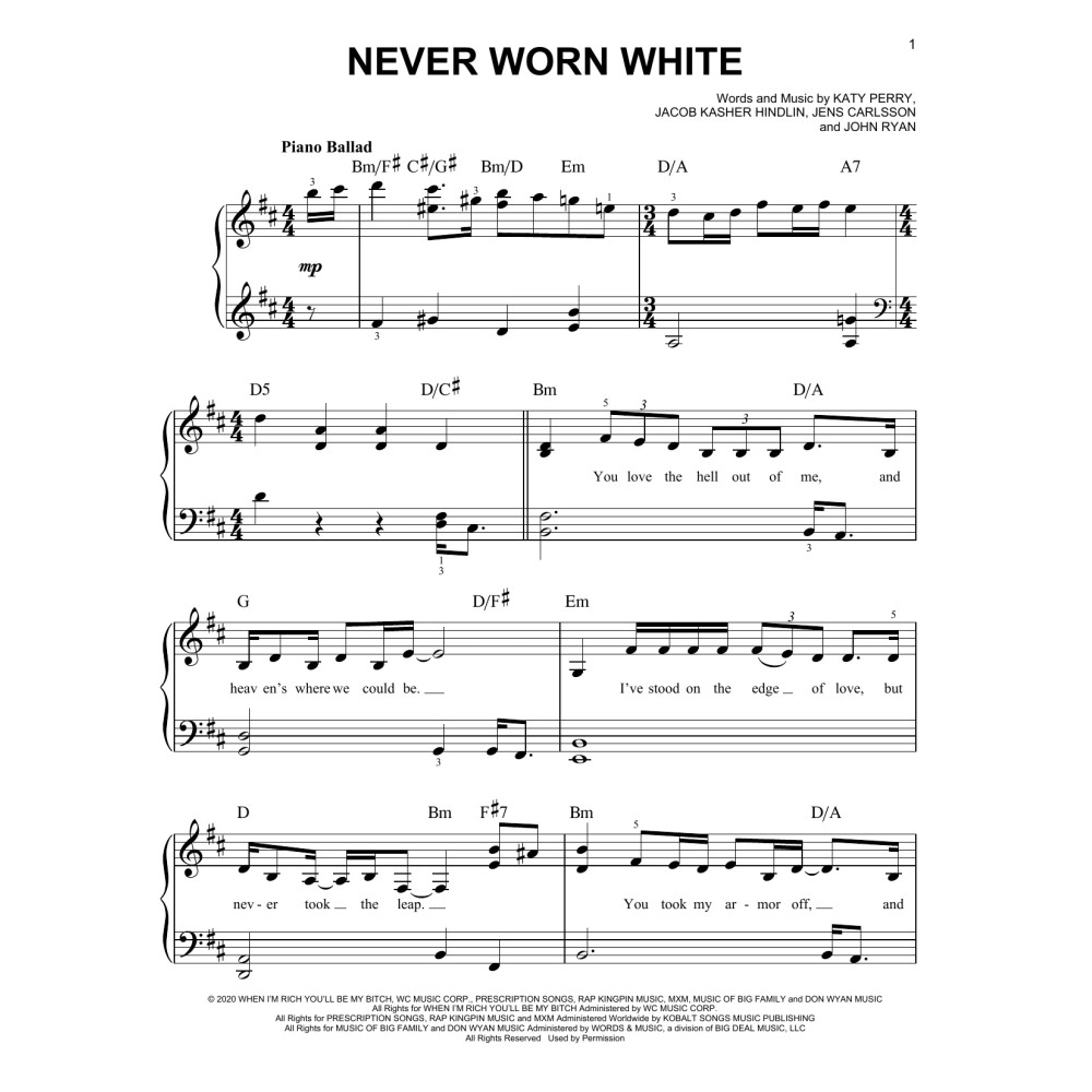 Never Worn White