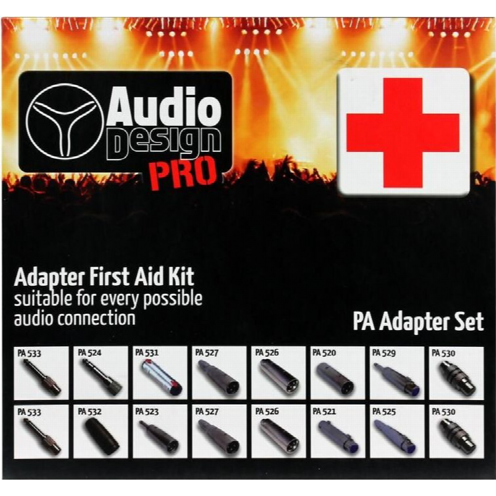 Audiodesign Set 16 Adaptateurs