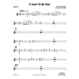 It Had to Be You (arr. Rick Stitzel) - Trumpet 1