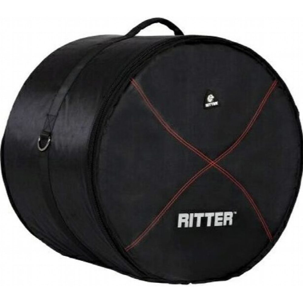 Ritter Housse Tom 10x9" Noir/rouge