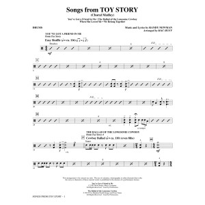 Songs from Toy Story (Choral Medley) (arr. Mac Huff) - Drums