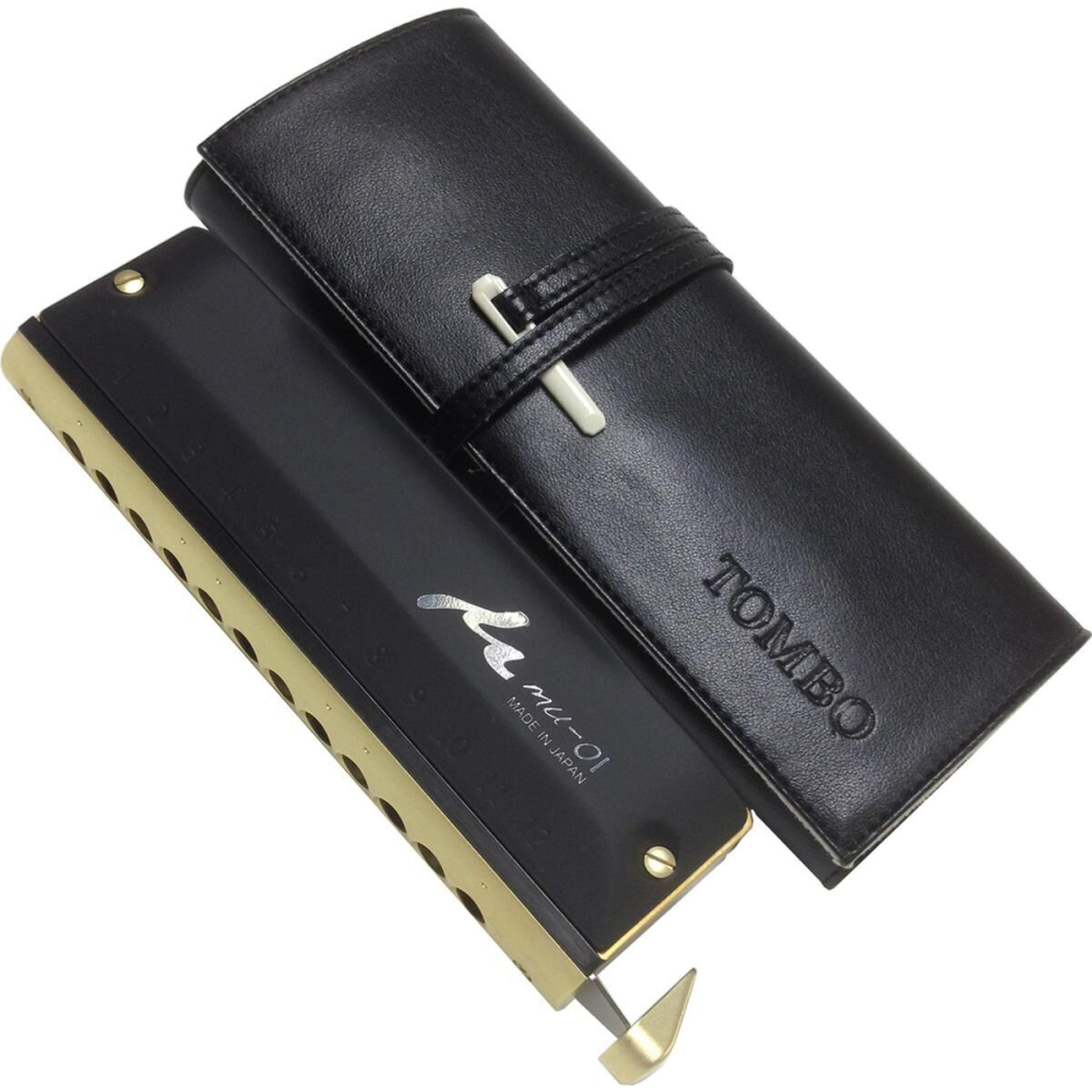 Tombo Harmonica Chromatic Noir
