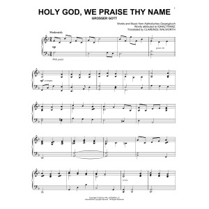 Holy God, We Praise Thy Name