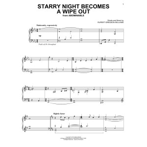 Starry Night Becomes A Wipe Out (from the Motion Picture Abominable)