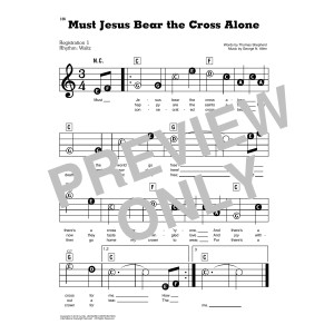 Must Jesus Bear The Cross Alone