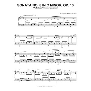 Sonata In C Minor, Op. 13 'Pathetique' (2nd Movement)