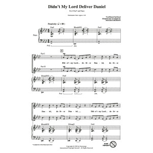Didn't My Lord Deliver Daniel (arr. Roger Emerson)