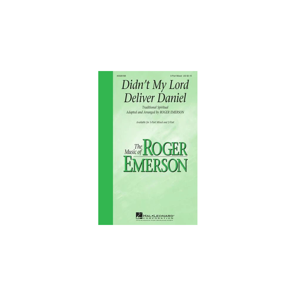 Didn't My Lord Deliver Daniel (arr. Roger Emerson)