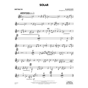 Solar (arr. John Wasson) - Baritone Sax