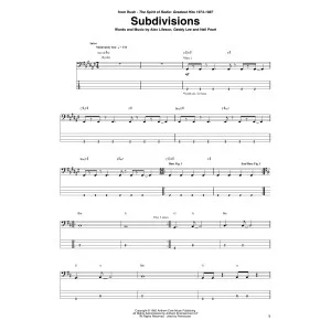 Subdivisions