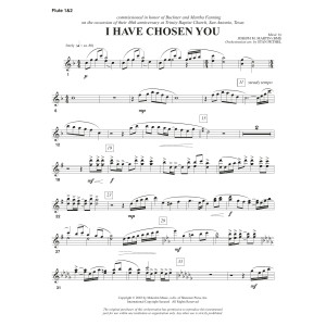 I Have Chosen You - Flute 1 & 2