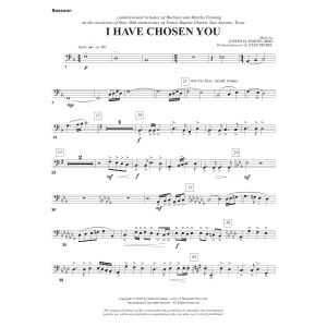 I Have Chosen You - Bassoon