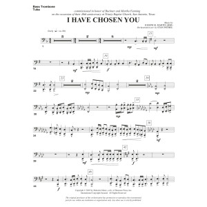 I Have Chosen You - Bass Trombone/Tuba