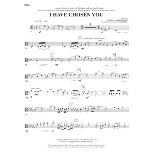 I Have Chosen You - Viola