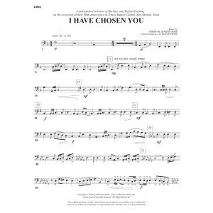 I Have Chosen You - Cello