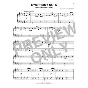 Symphony No. 5, Second Movement Excerpt