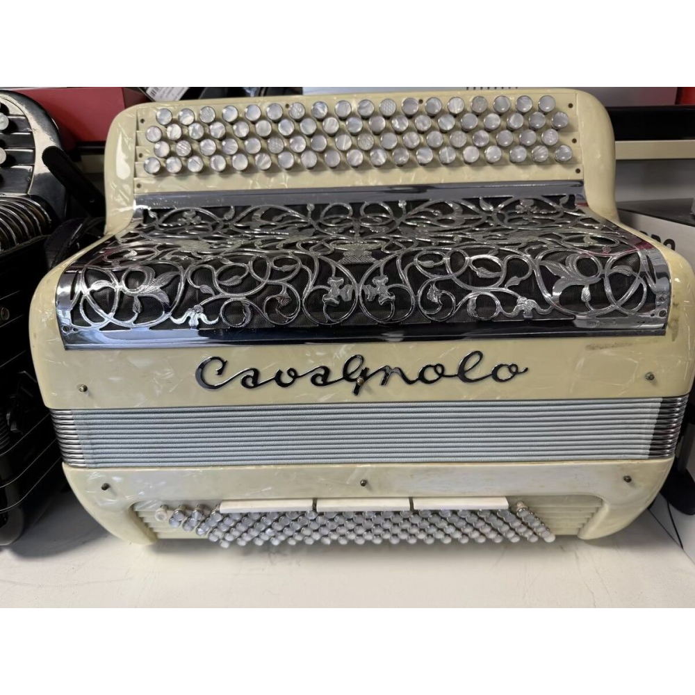 CAVAGNOLO Accordéon 3 voix-5 registres-120basses