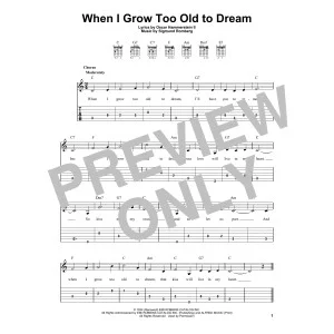 When I Grow Too Old To Dream
