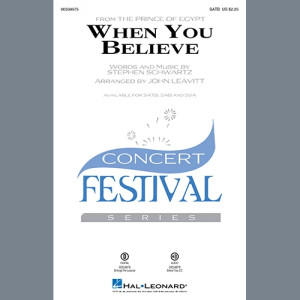 When You Believe (from The Prince Of Egypt) (arr. John Leavitt) - Contrabass