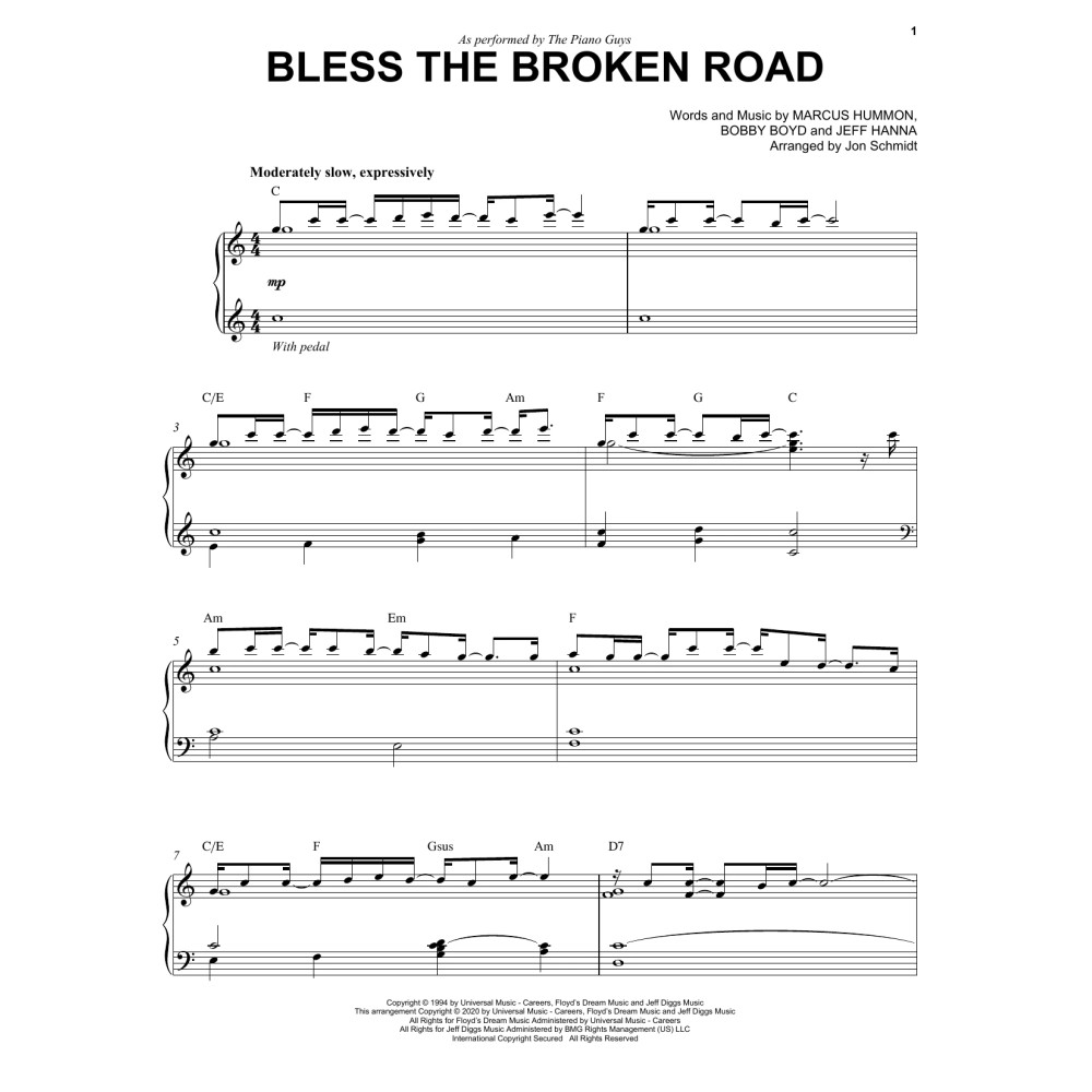 Bless The Broken Road