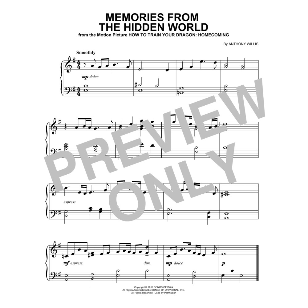Memories From The Hidden World (from How To Train Your Dragon: Homecoming)