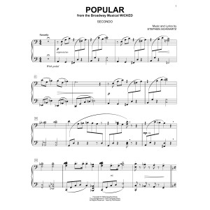 Popular (from Wicked) (arr. Carol Klose)