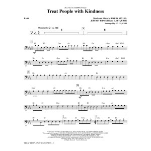 Treat People With Kindness (arr. Ed Lojeski) - Bass
