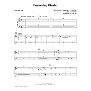 Fascinating Rhythm (from Lady Be Good) (arr. Ed Lojeski) - Synthesizer