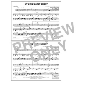 My Own Worst Enemy (arr. Matt Conaway) - Eb Alto Sax