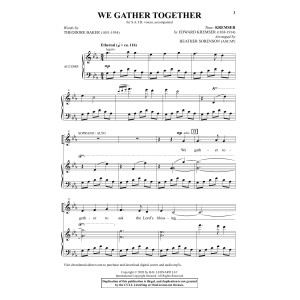 We Gather Together (arr. Heather Sorenson)