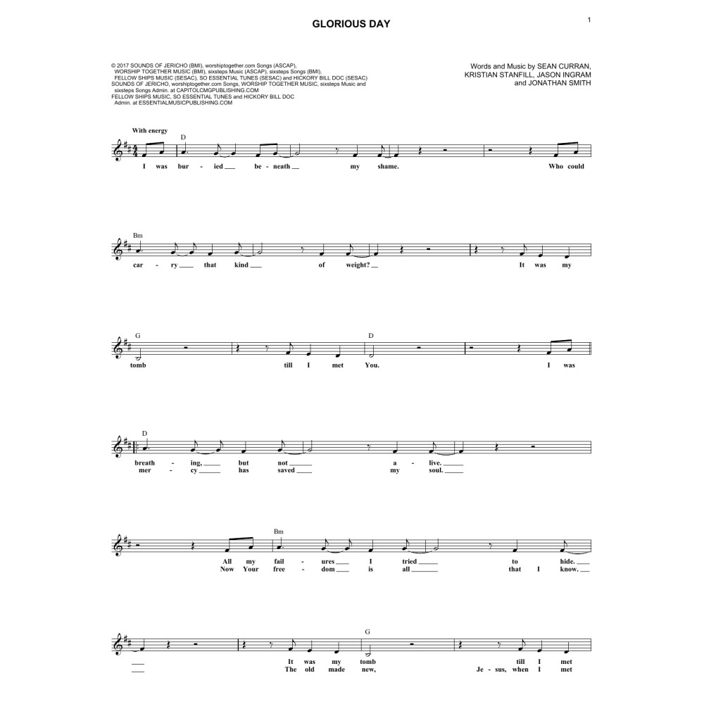 Glorious Day (feat. Kristian Stanfill)