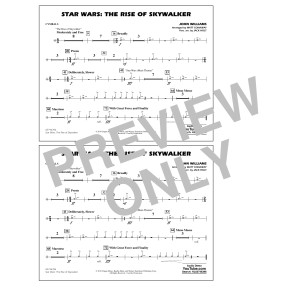 Star Wars: The Rise of Skywalker (arr. Matt Conaway) - Cymbals