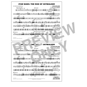 Star Wars: The Rise of Skywalker (arr. Matt Conaway) - Multiple Bass Drums
