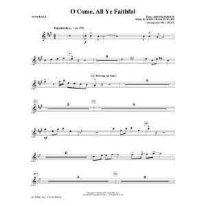 O Come, All Ye Faithful (arr. Mac Huff) - Bb Tenor Saxophone