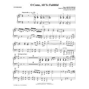 O Come, All Ye Faithful (arr. Mac Huff) - Synthesizer