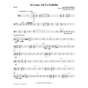 O Come, All Ye Faithful (arr. Mac Huff) - Drums