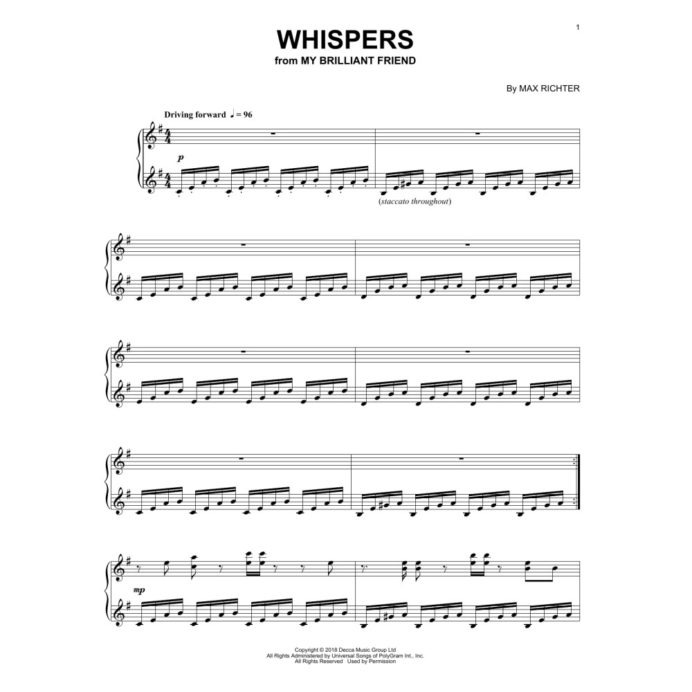 Whispers (from My Brilliant Friend)