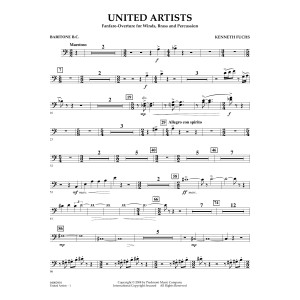 United Artists (Fanfare Overture for Winds, Brass and Percussion) - Baritone B.C.