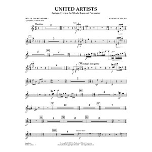 United Artists (Fanfare Overture for Winds, Brass and Percussion) - Mallet Percussion 2