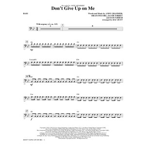 Don't Give Up On Me (arr. Mac Huff) - Bass