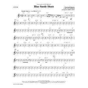 Blue Suede Shoes (arr. Kirby Shaw) - Guitar