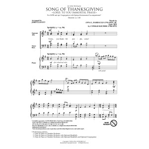 Song Of Thanksgiving (Lord, to You Immortal Praise) (arr. John Leavitt)
