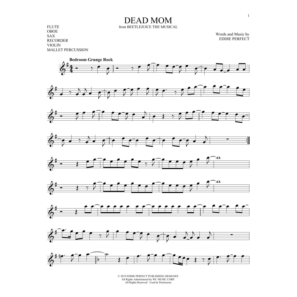 Dead Mom (from Beetlejuice The Musical)