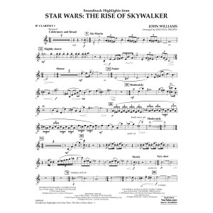 Soundtrack Highlights from Star Wars: The Rise of Skywalker - Bb Clarinet 1