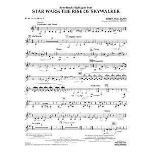 Soundtrack Highlights from Star Wars: The Rise of Skywalker - Eb Alto Clarinet